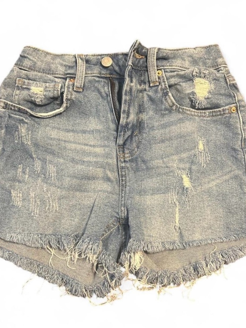 Wild Fable Light Blue Distressed Denim Shorts